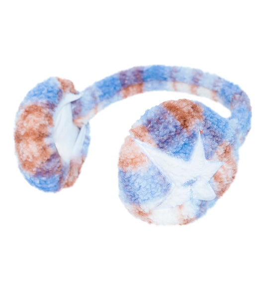C-Star Earmuff, Blue/Plaid