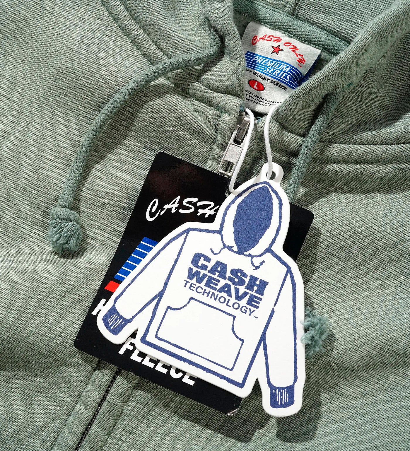 Heavy-Weight Zip, Sage