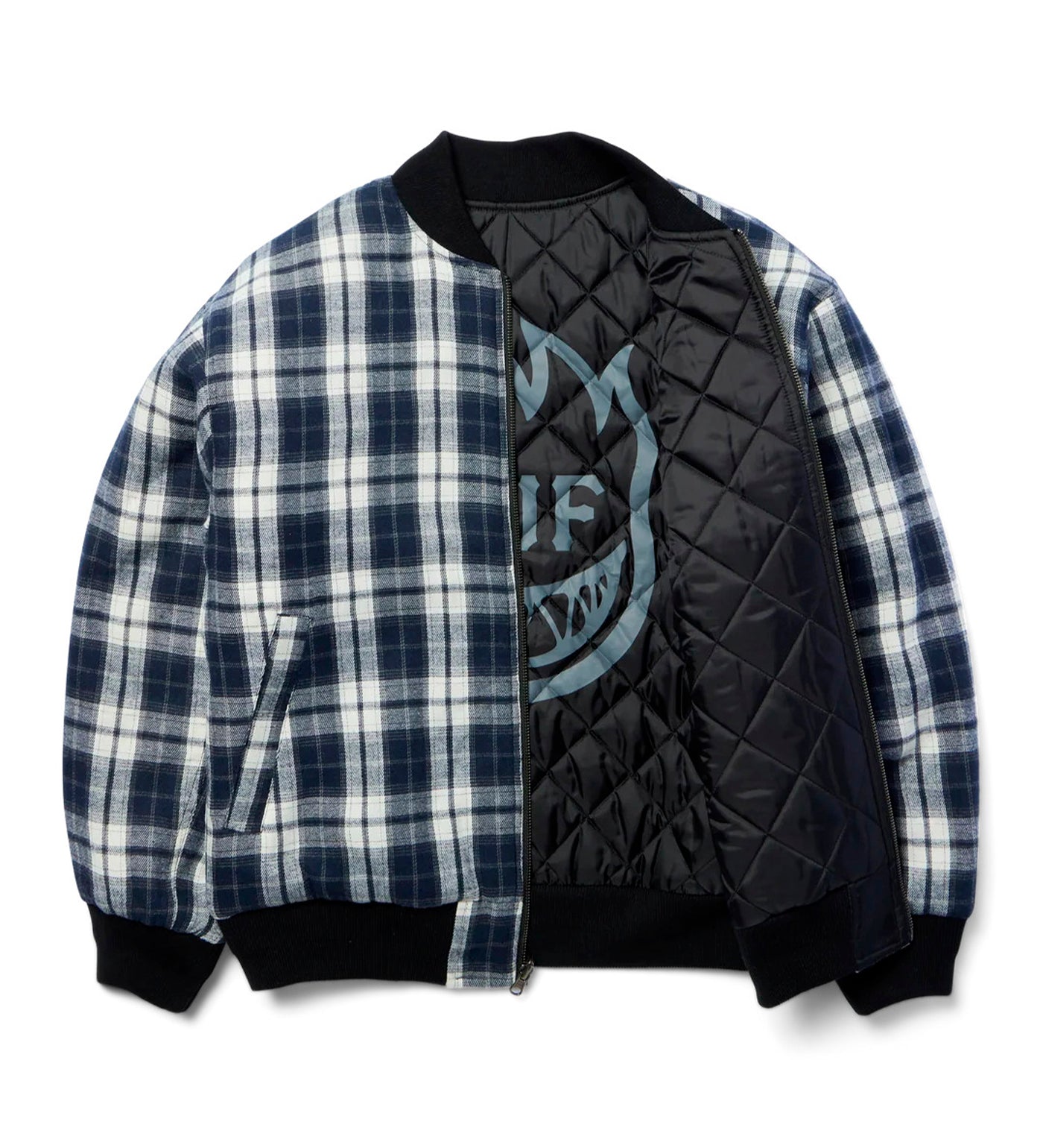 x Spitfire - Plaid (Reversible), Black