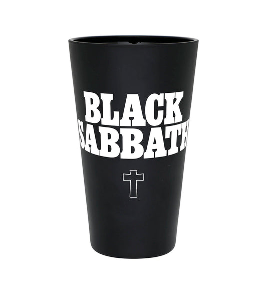 x Black Sabbath - Pint Glass, Black Frosted
