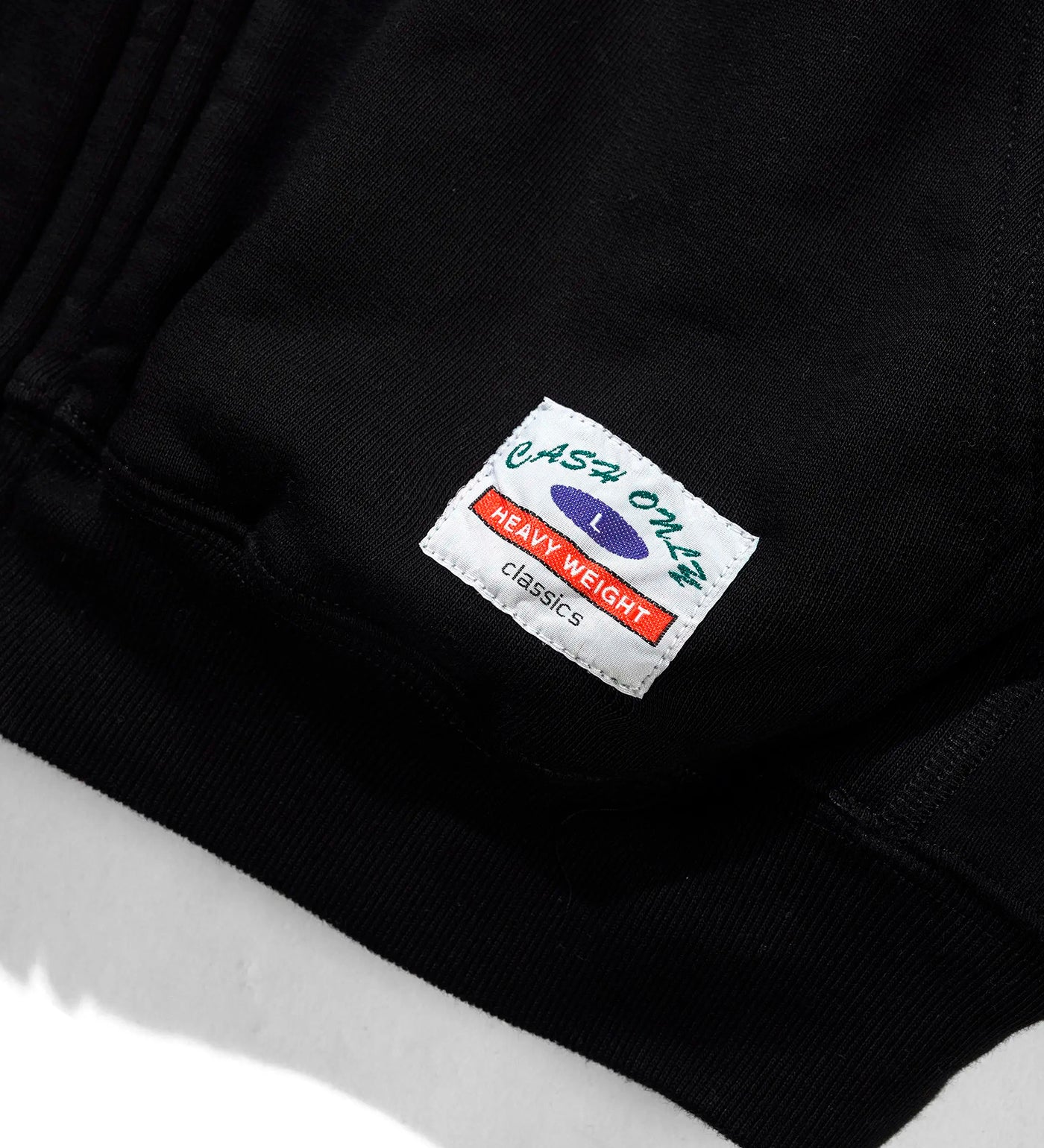 Heavy-Weight Zip, Black