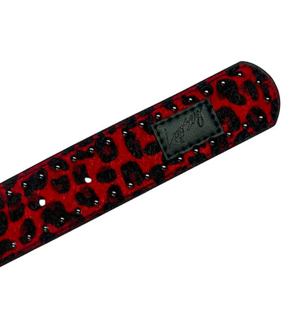 Cheetah Rivet, Burgundy