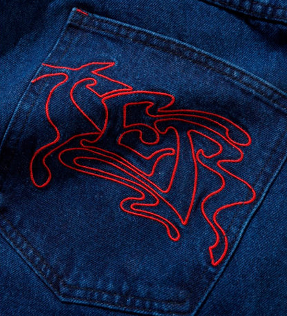 Drummer - BAGGY, Raw Dark Indigo