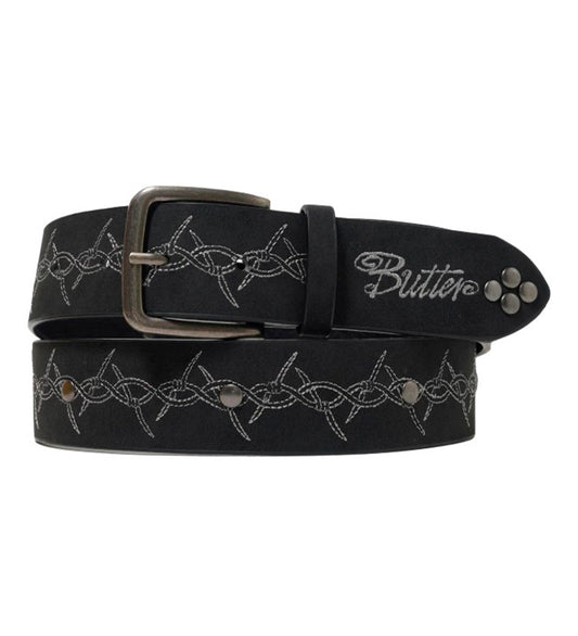 Barbed Wire Studded, Black