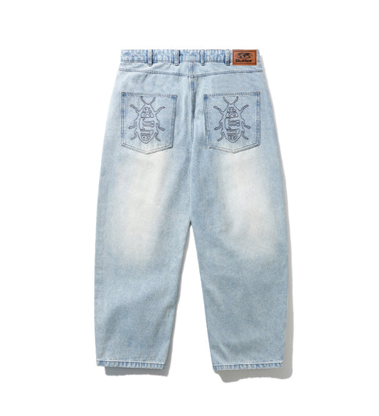 Roach - BAGGY, Distressed Indigo