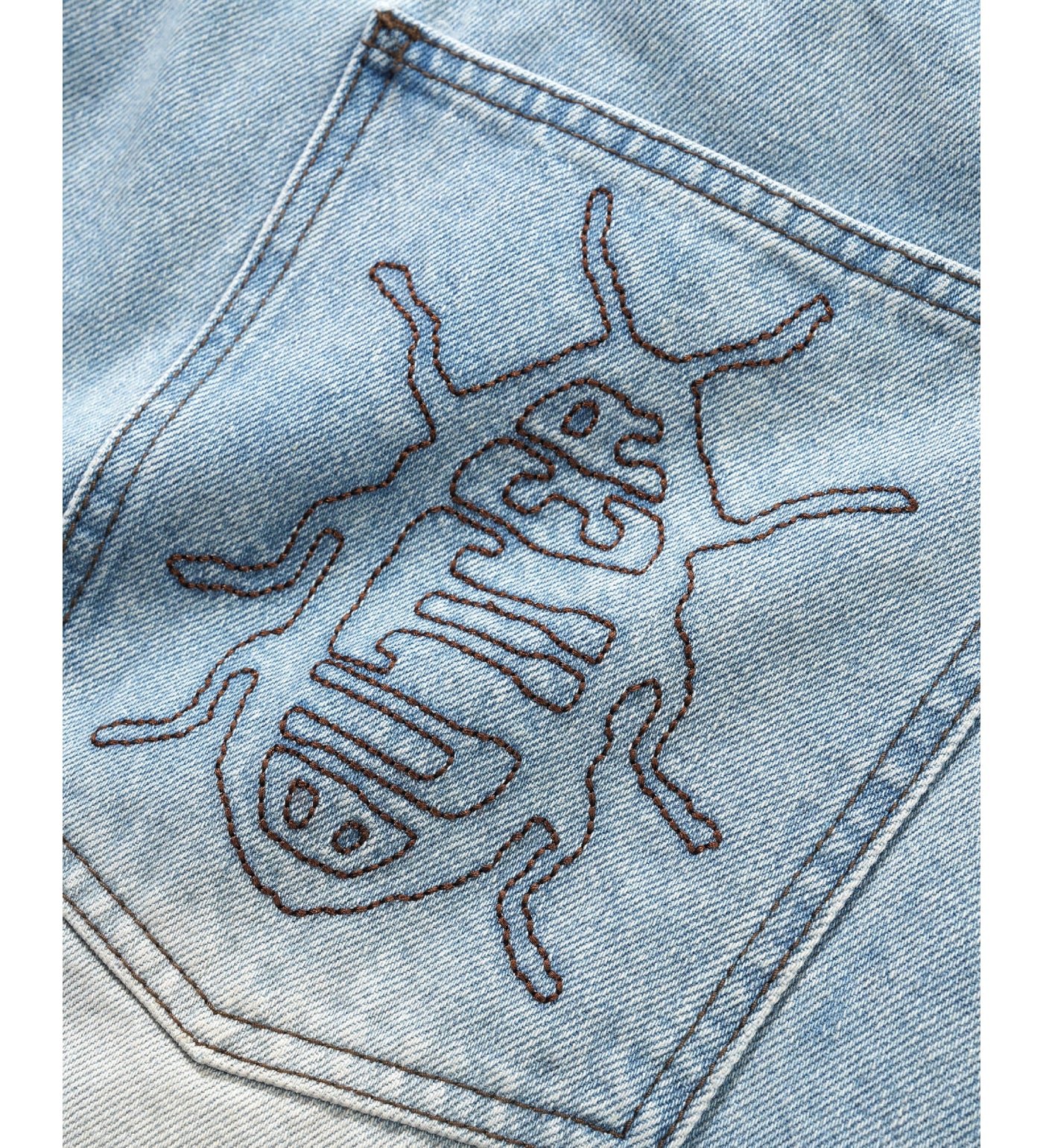Roach - BAGGY, Distressed Indigo