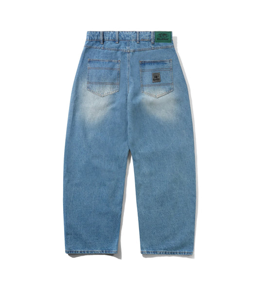 Wide Cut, Worn Indigo