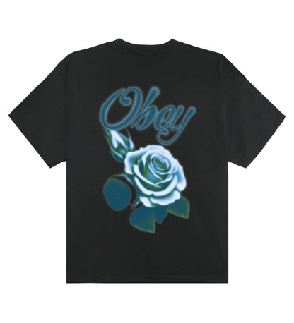 Airbrushed Rose (Heavyweight), Vintage Black
