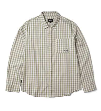 H Star Plaid LS, Putty