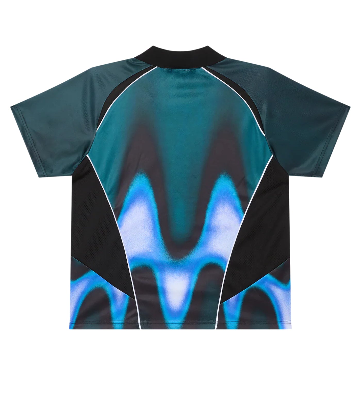 Blurred Soccer Jersey, Dark Teal
