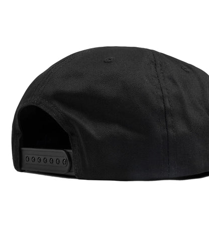 Flame Logo Embroidered, Black