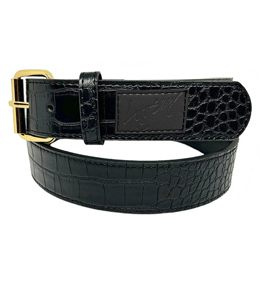 Croc Skin, Black