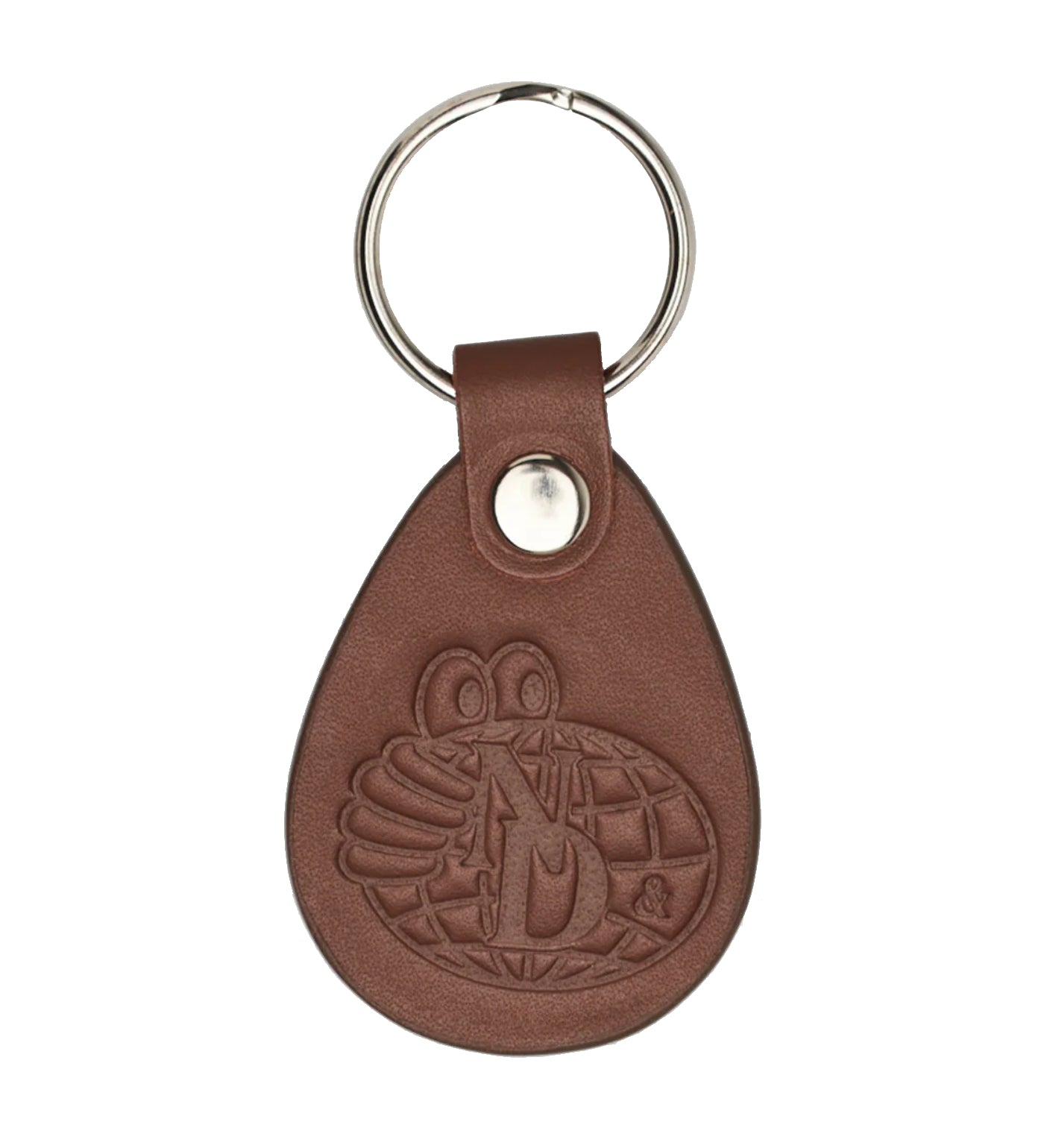 Drop Key Ring N&D, Brown