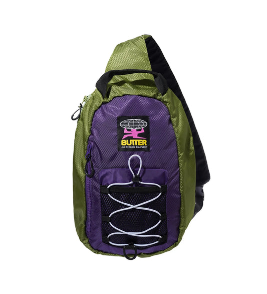 Express Shoulder Bag, Grass/Purple