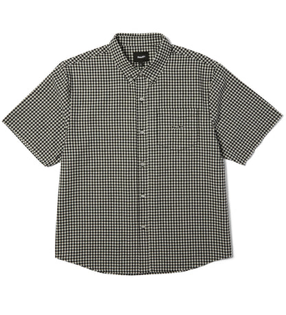 89 Micro Gingham Oxford, Black/White
