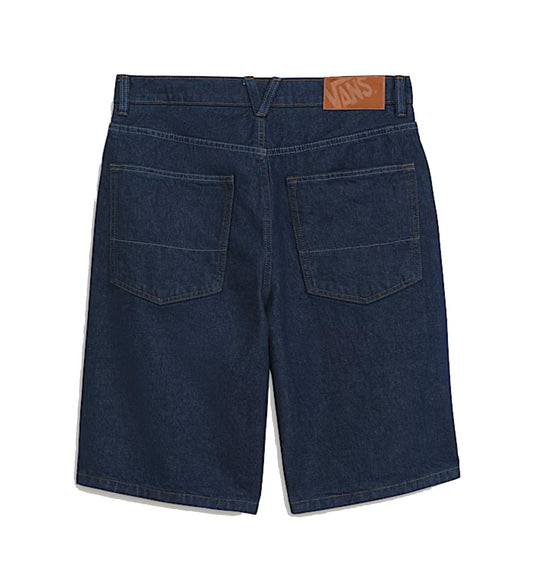 Check-5 Baggy Jort, Dark Rinse