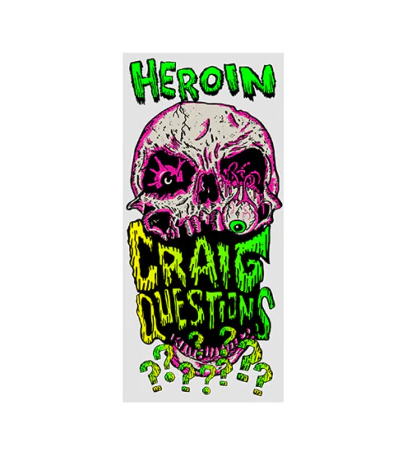 Knock Off - Craig Questions, Clear/Multi