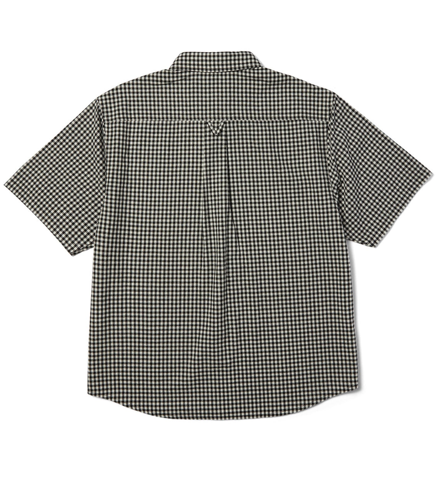 89 Micro Gingham Oxford, Black/White