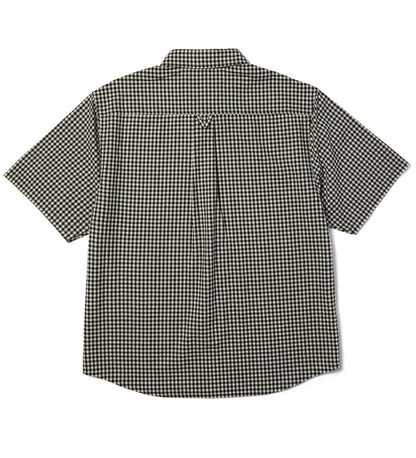 89 Micro Gingham Oxford, Black/White