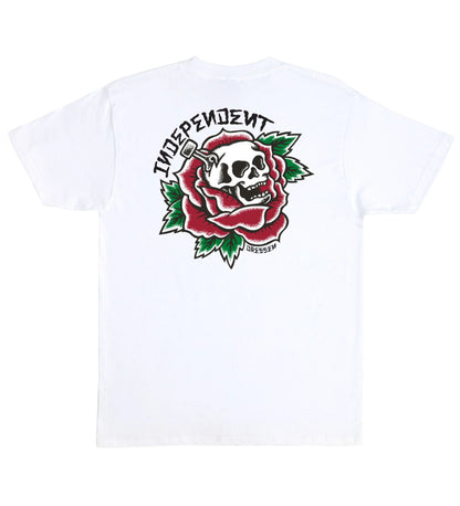 Dressen Skull Rose, White
