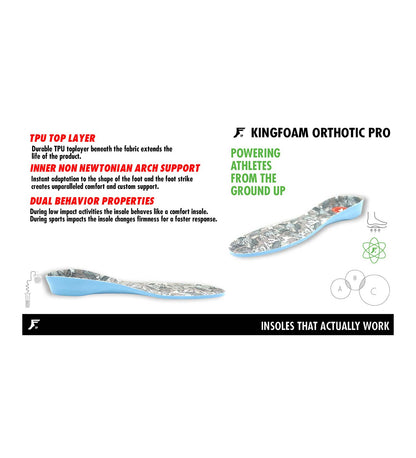 Kingfoam Orthotics Pro, White/Camo