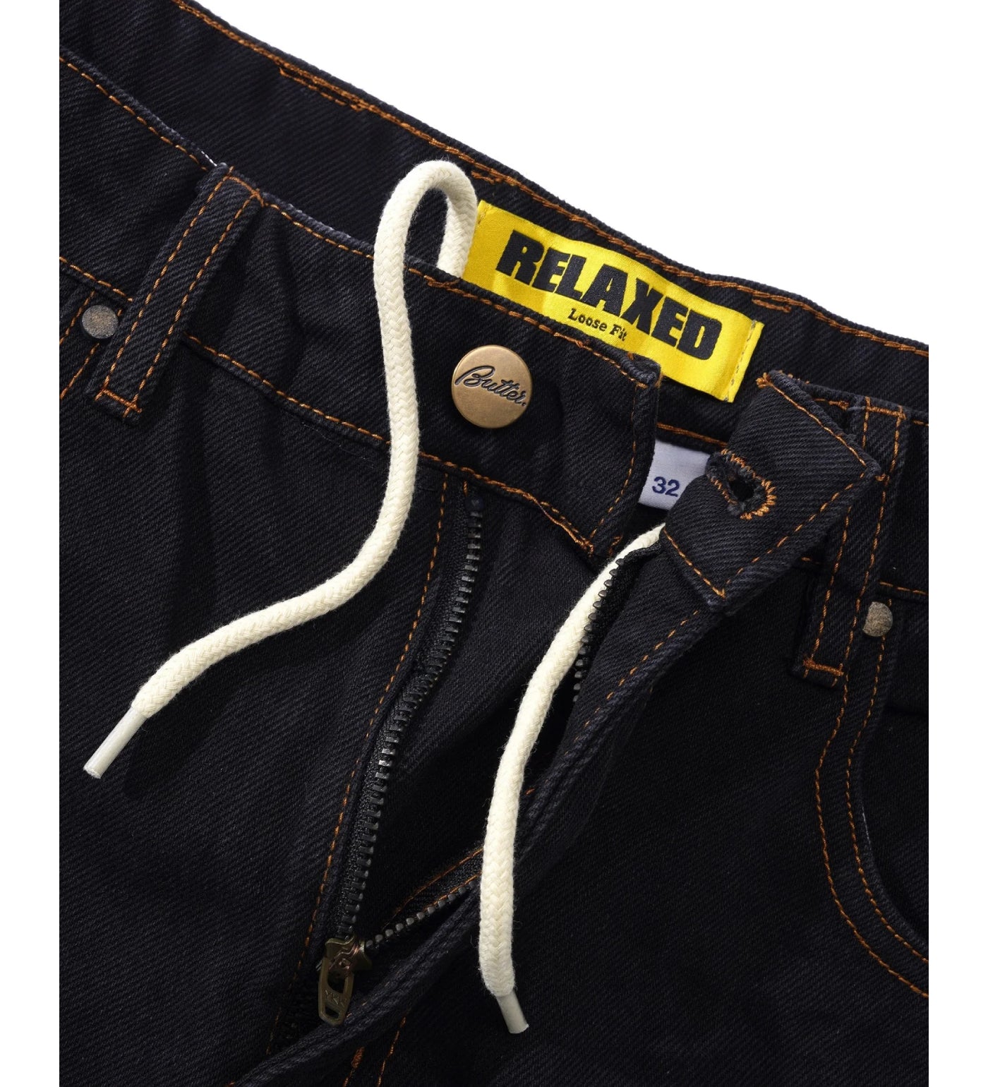 Relaxed, Washed Black