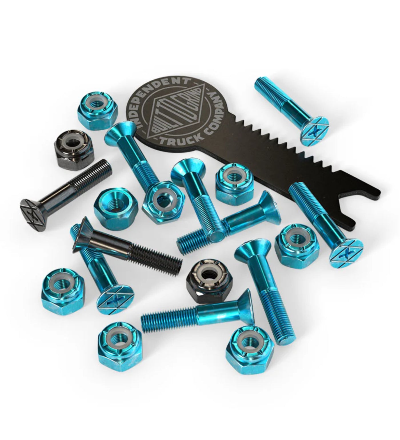 Hardware W/Tool 1" Phillips, Blue/Black