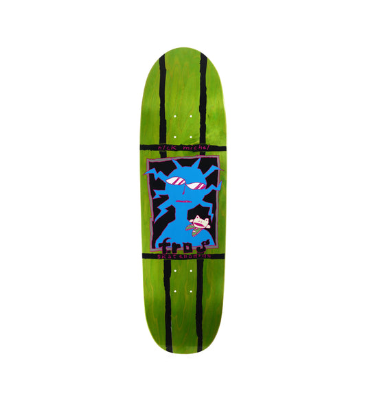 Shoulder Frog - Nick Michel (Egg), Green Woodstain