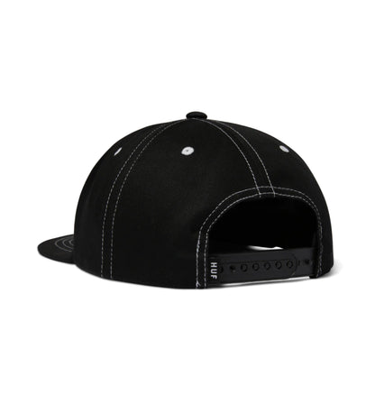 Triple Triangle Snapback, Black/White