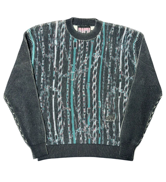 Chain Knit, Black