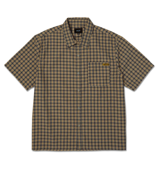 Stretch Micro Plaid, Clay