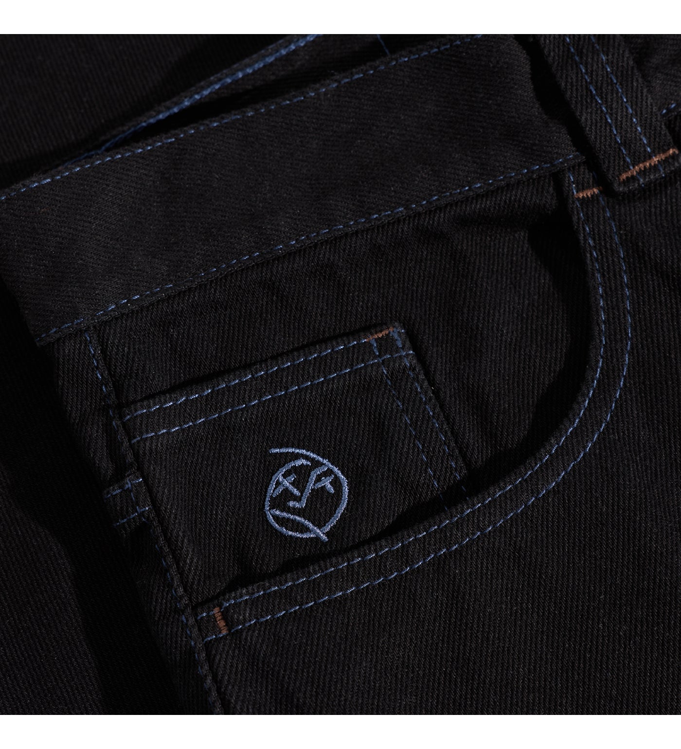 Big Boy, Black/Blue Stitching