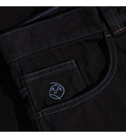 Big Boy, Black/Blue Stitching