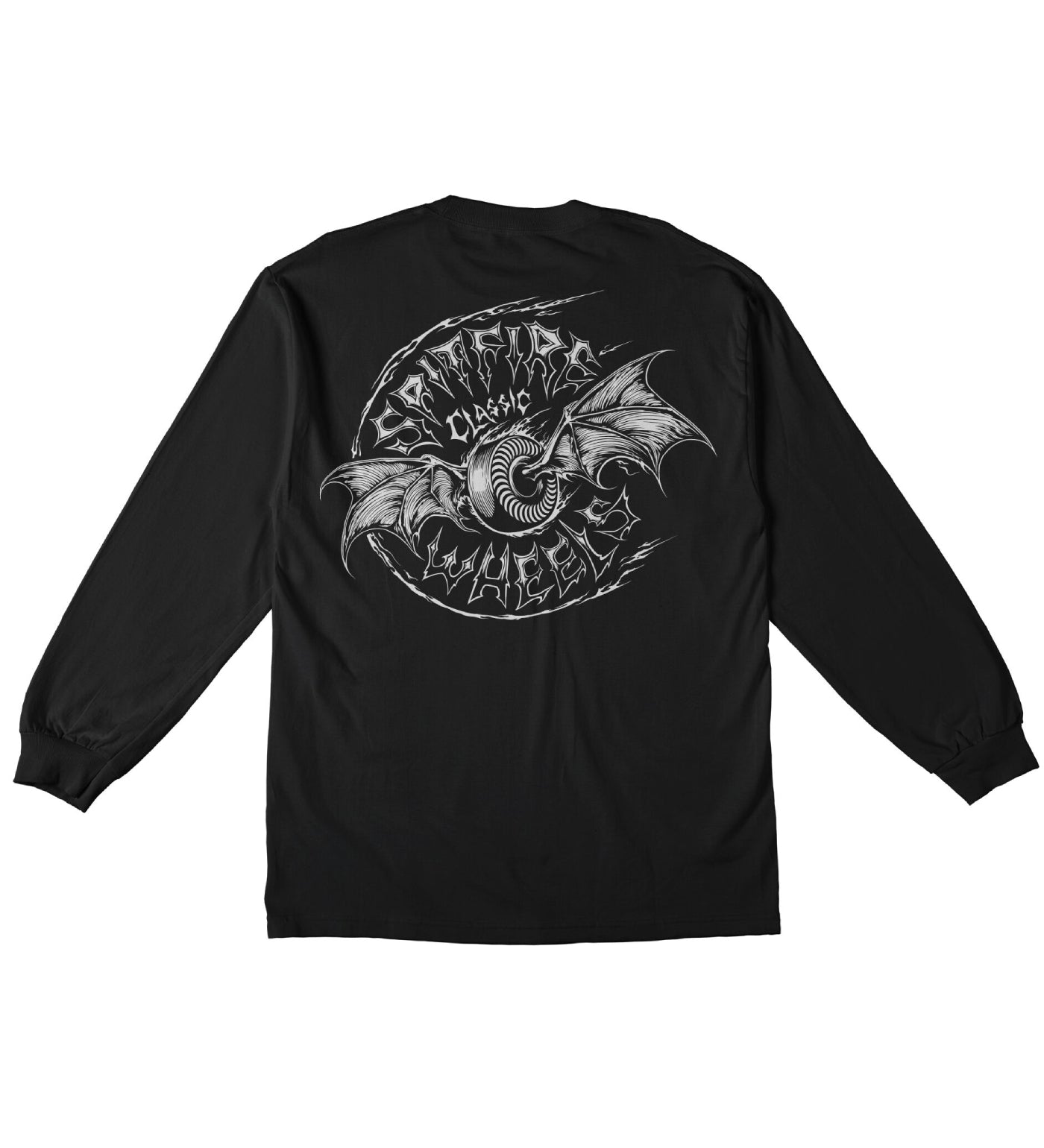 Batwing Classic LS, Black/White