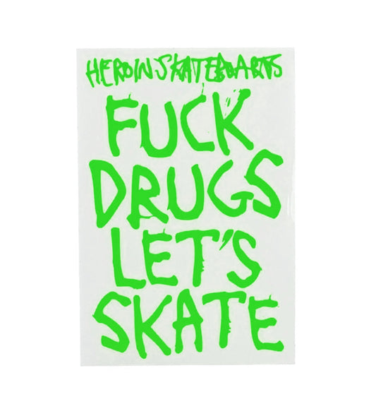 F Drugs - Let's Skate, Clear/Green