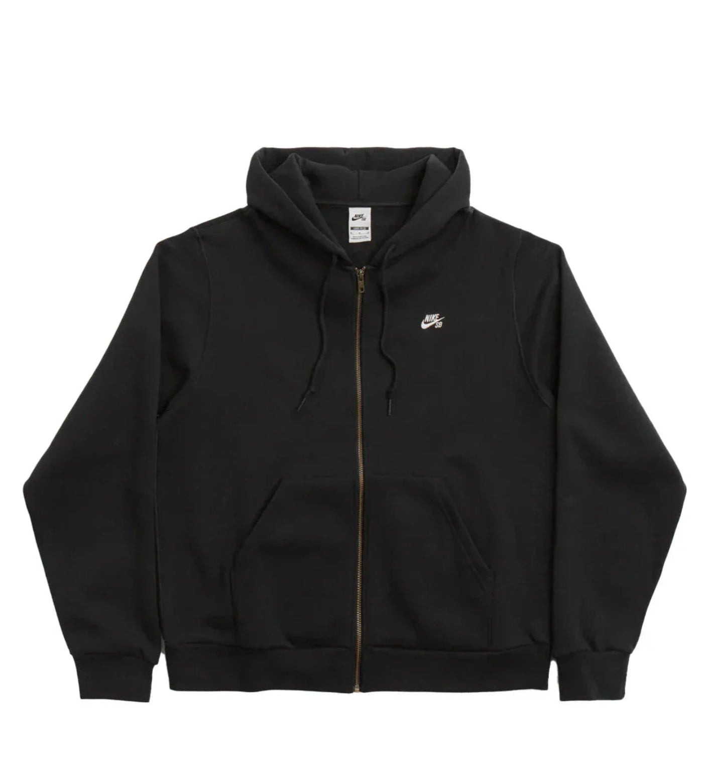 SB Embroidered Chest Zip, Black