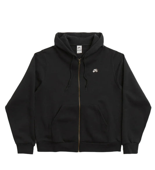 SB Embroidered Chest Zip, Black