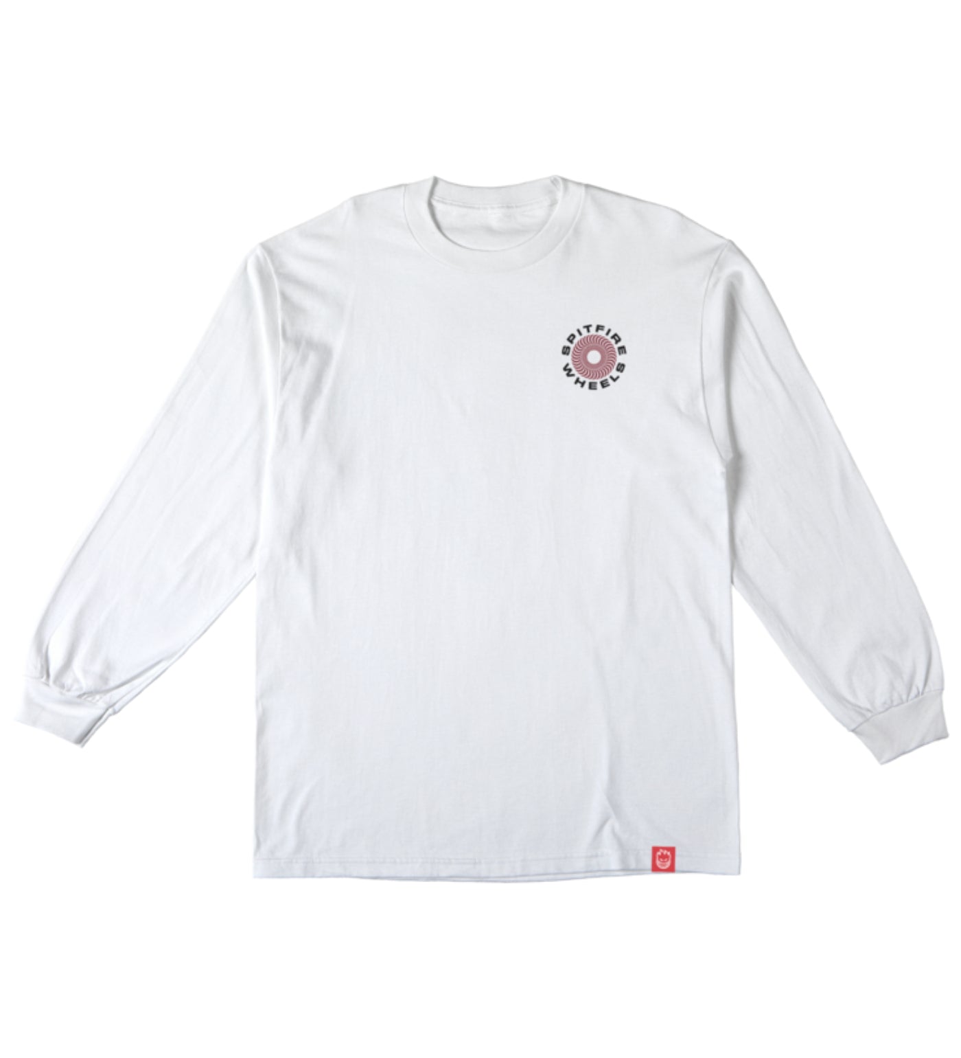 Classic '87 Swirl Fade Fill LS, White/Red/Black