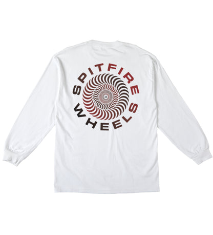 Classic '87 Swirl Fade Fill LS, White/Red/Black