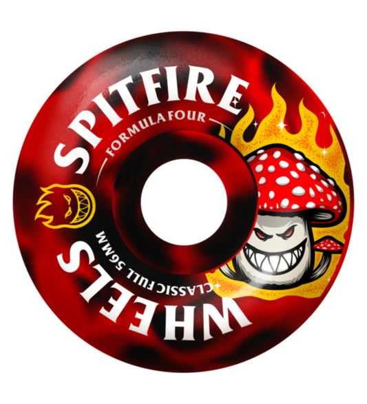 F4 Shroom Bighead Classic Full 99a, Black/Red Swirl