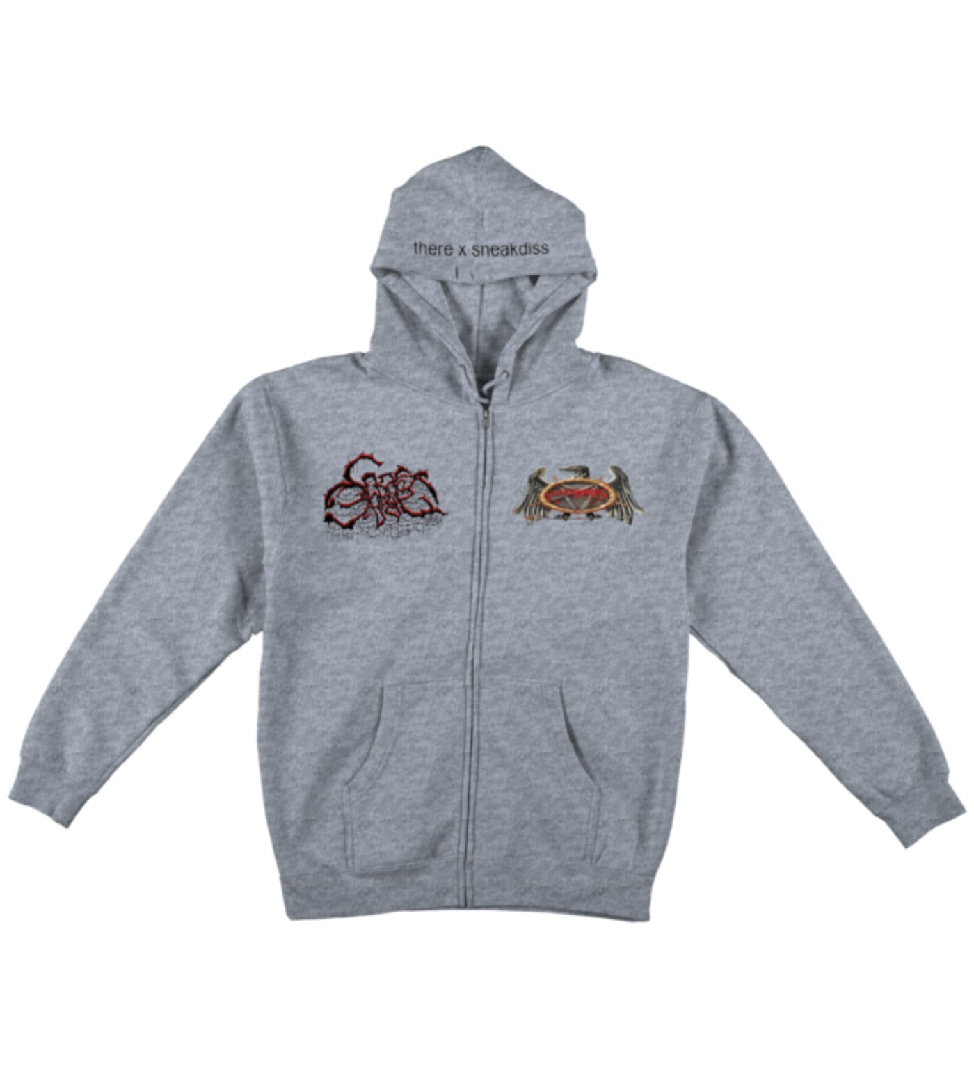 x Sneakdiss Zip Heather Grey